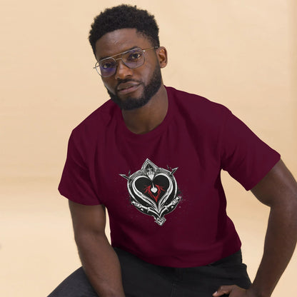 Men's | Black Heart Candle Classic Tee - AwRans Clothing
