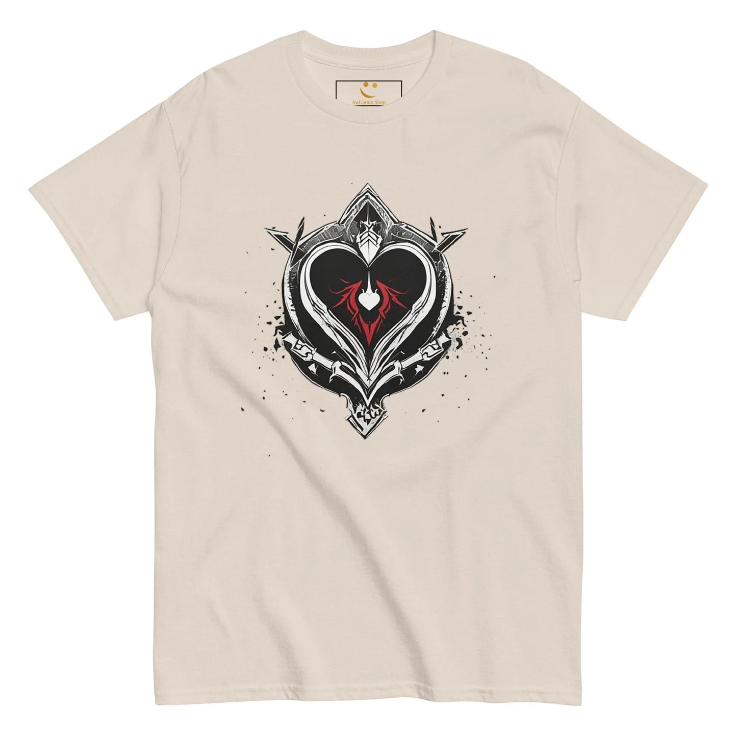 Men's | Black Heart Candle Classic Tee - AwRans Clothing