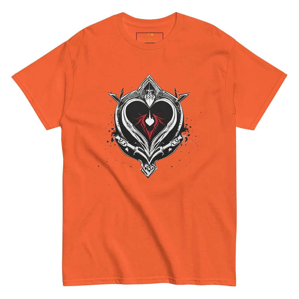 Men's | Black Heart Candle Classic Tee t-shirt AwRans Clothing mens-classic-tee-orange-front-65f2ad6ce2002