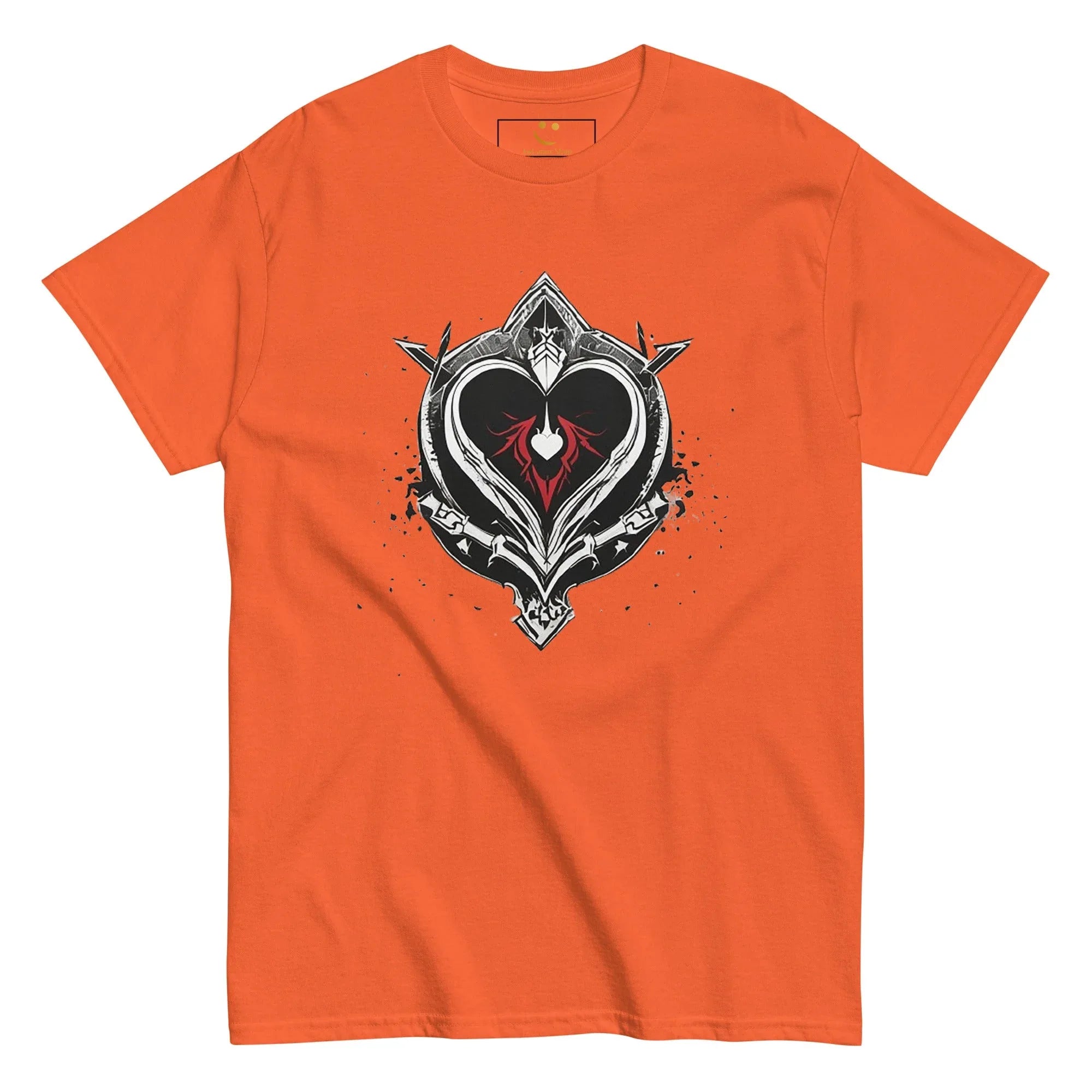 Men's | Black Heart Candle Classic Tee t-shirt AwRans Clothing mens-classic-tee-orange-front-65f2ad6ce2002