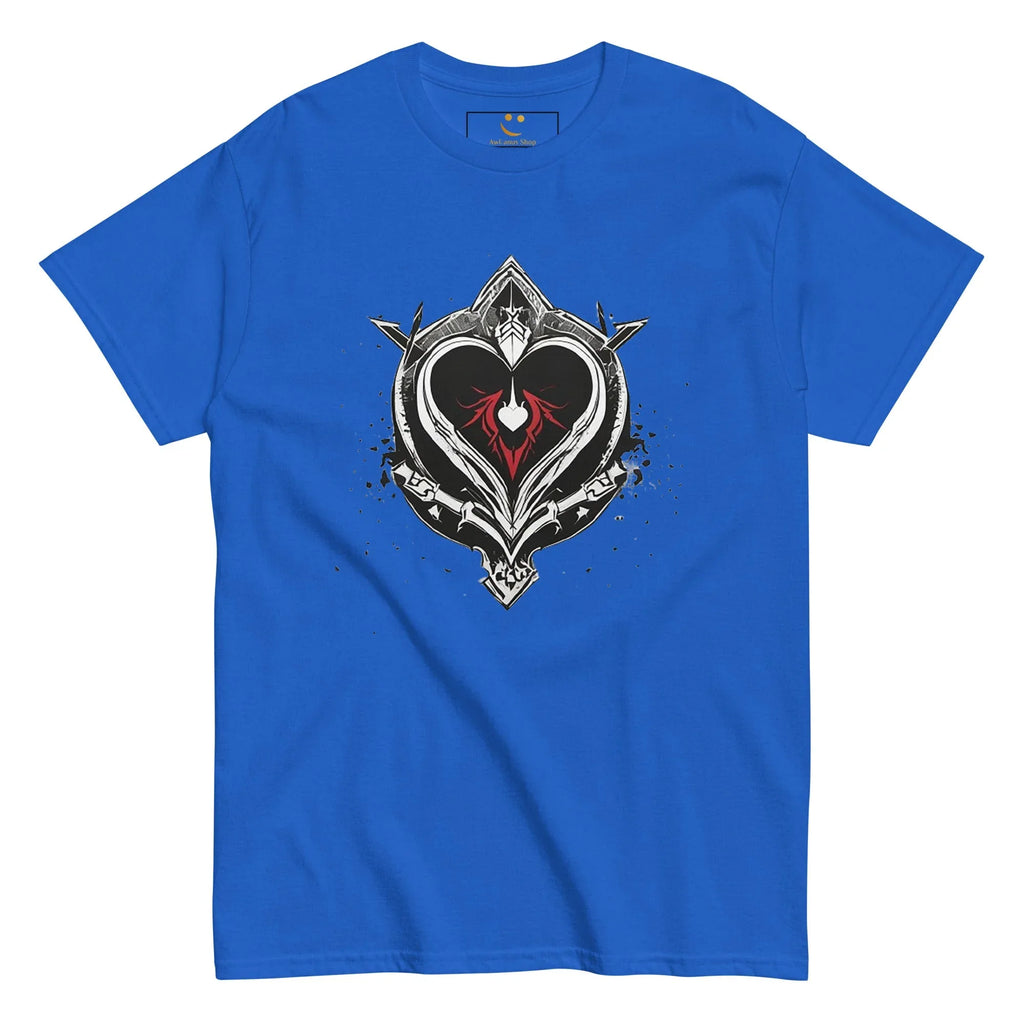 Men's | Black Heart Candle Classic Tee t-shirt AwRans Clothing mens-classic-tee-royal-front-65f2ad6cd3914