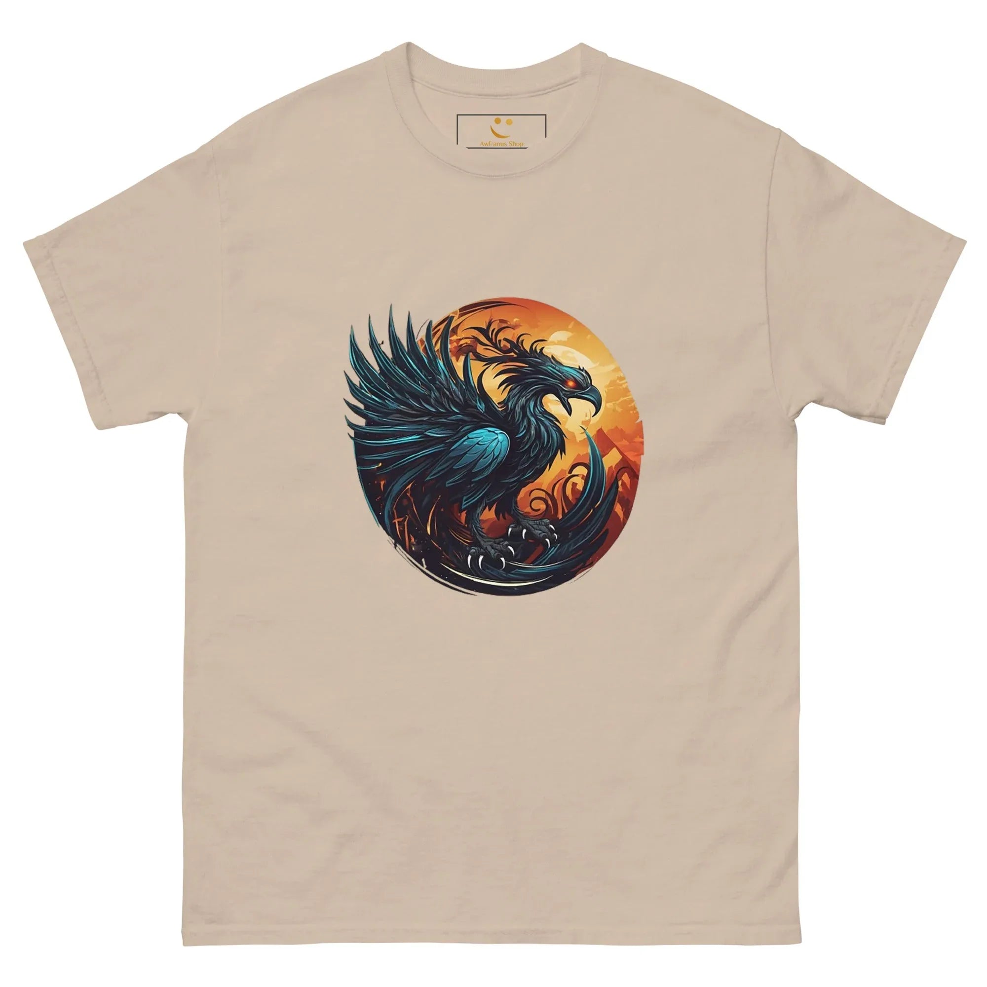 Men's | Phoenix Classic Tee Sand t-shirt AwRans Clothing mens-classic-tee-sand-front-661c3aca8a1ce