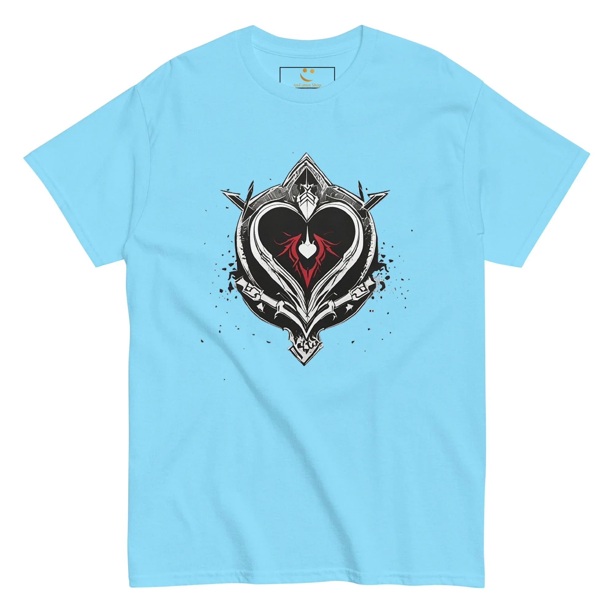 Men's | Black Heart Candle Classic Tee t-shirt AwRans Clothing mens-classic-tee-sky-front-65f2ad6d029e5
