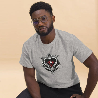 Men's | Black Heart Candle Classic Tee - AwRans Clothing