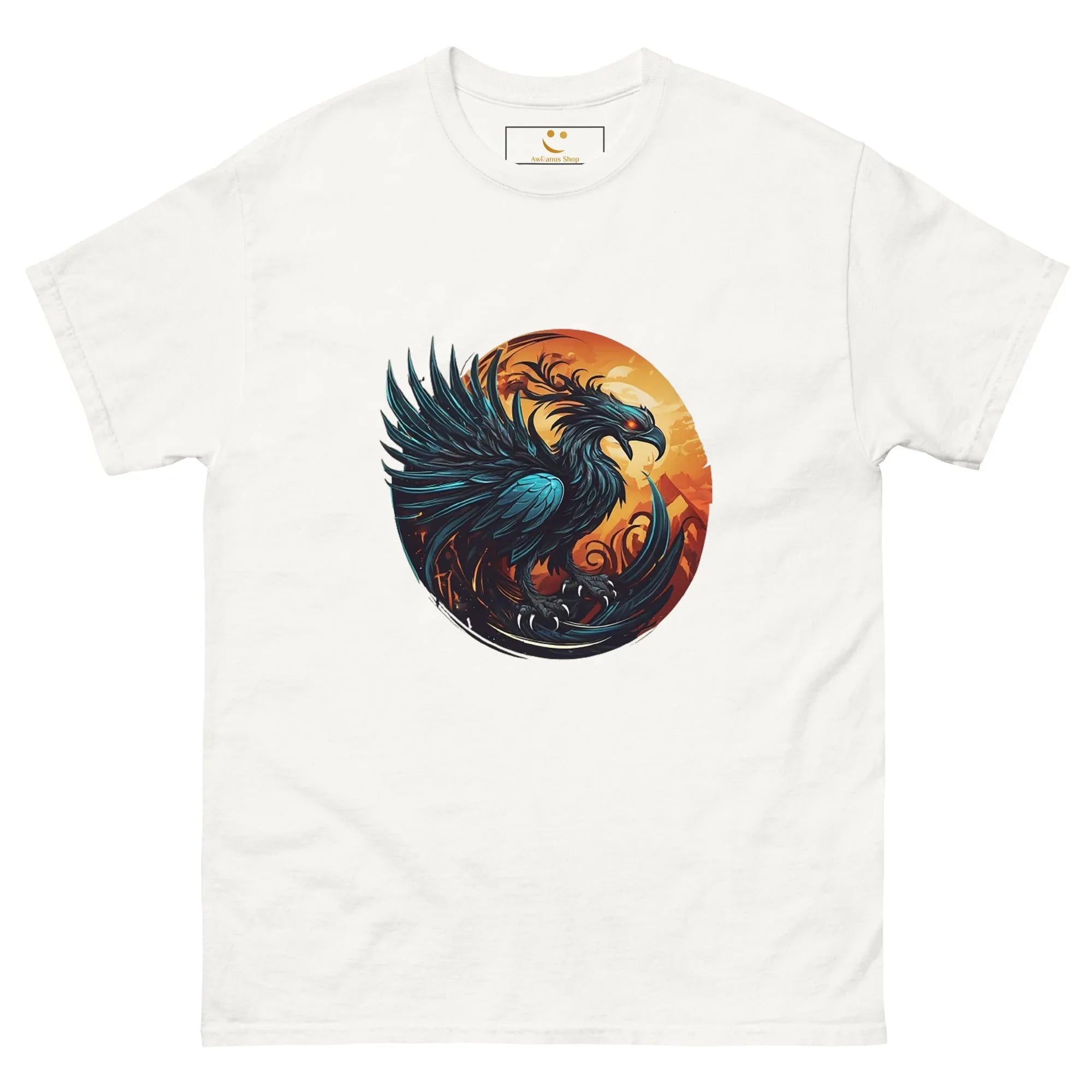 Men's | Phoenix Classic Tee White t-shirt AwRans Clothing mens-classic-tee-white-front-661c3aca9bdab