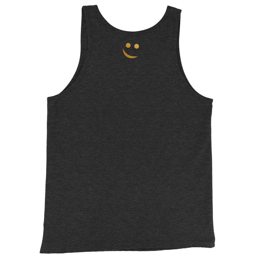 AwRans | Men's Tank Top Tank Top AwRans Clothing mens-staple-tank-top-charcoal-black-triblend-back-65ef70e72c3da