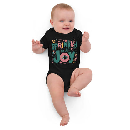 Sprinkled With Joy | Organic Cotton Baby Bodysuit - AwRans Clothing