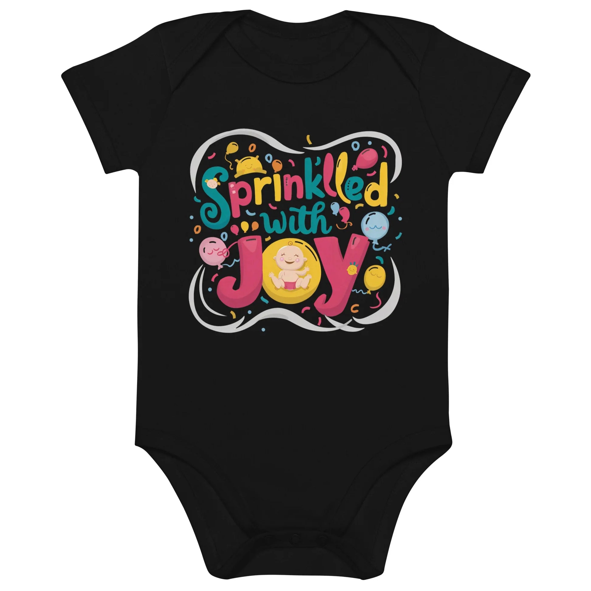 Sprinkled With Joy | Organic Cotton Baby Bodysuit - AwRans Clothing