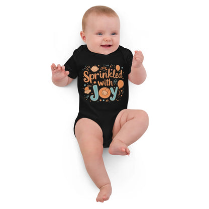 Sprinkled With Joy | Organic Cotton Baby Bodysuit - AwRans Clothing