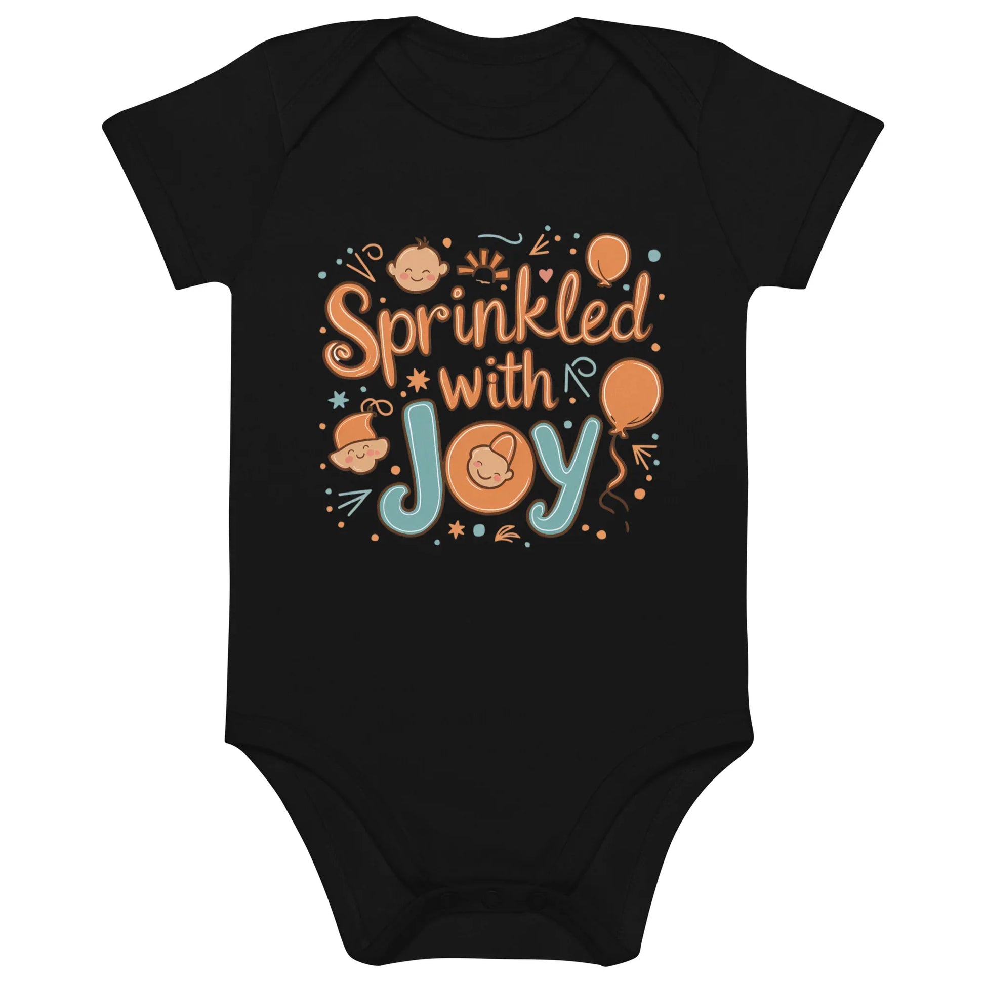 Sprinkled With Joy | Organic Cotton Baby Bodysuit - AwRans Clothing