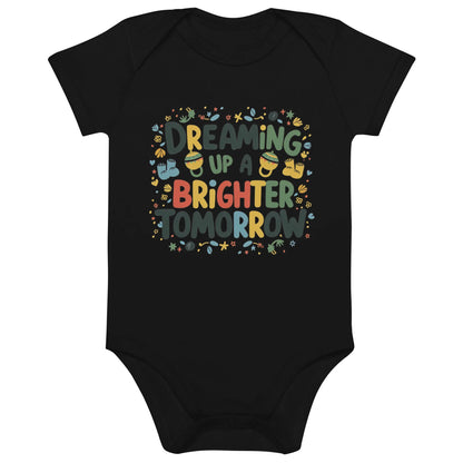 Dreaming Up A Brighter Tomorrow | Organic Cotton Baby Bodysuit - AwRans Clothing