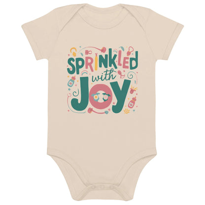 Sprinkled With Joy | Organic Cotton Baby Bodysuit - AwRans Clothing