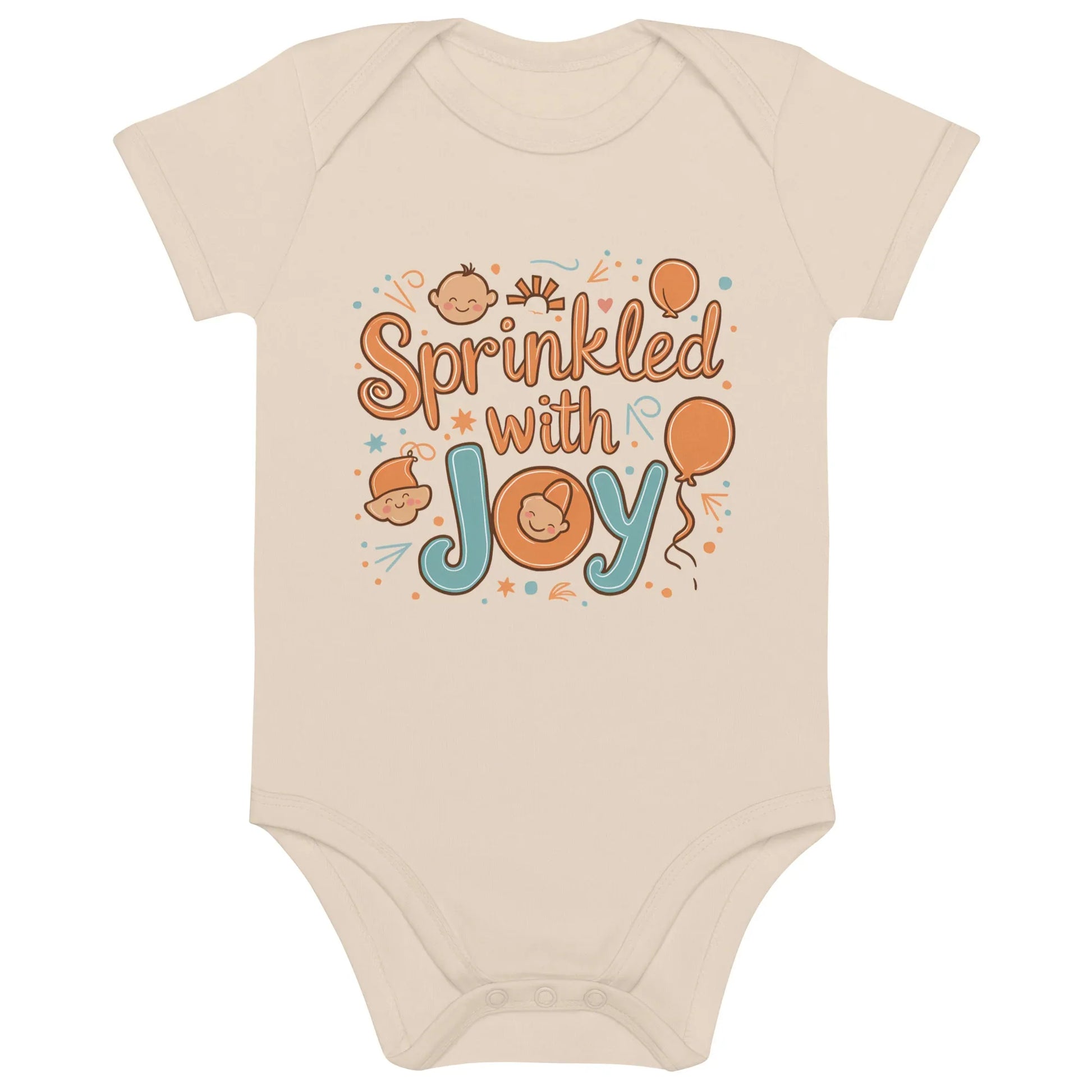 Sprinkled With Joy | Organic Cotton Baby Bodysuit - AwRans Clothing