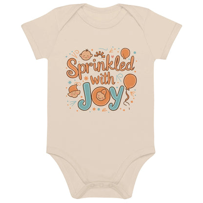 Sprinkled With Joy | Organic Cotton Baby Bodysuit - AwRans Clothing