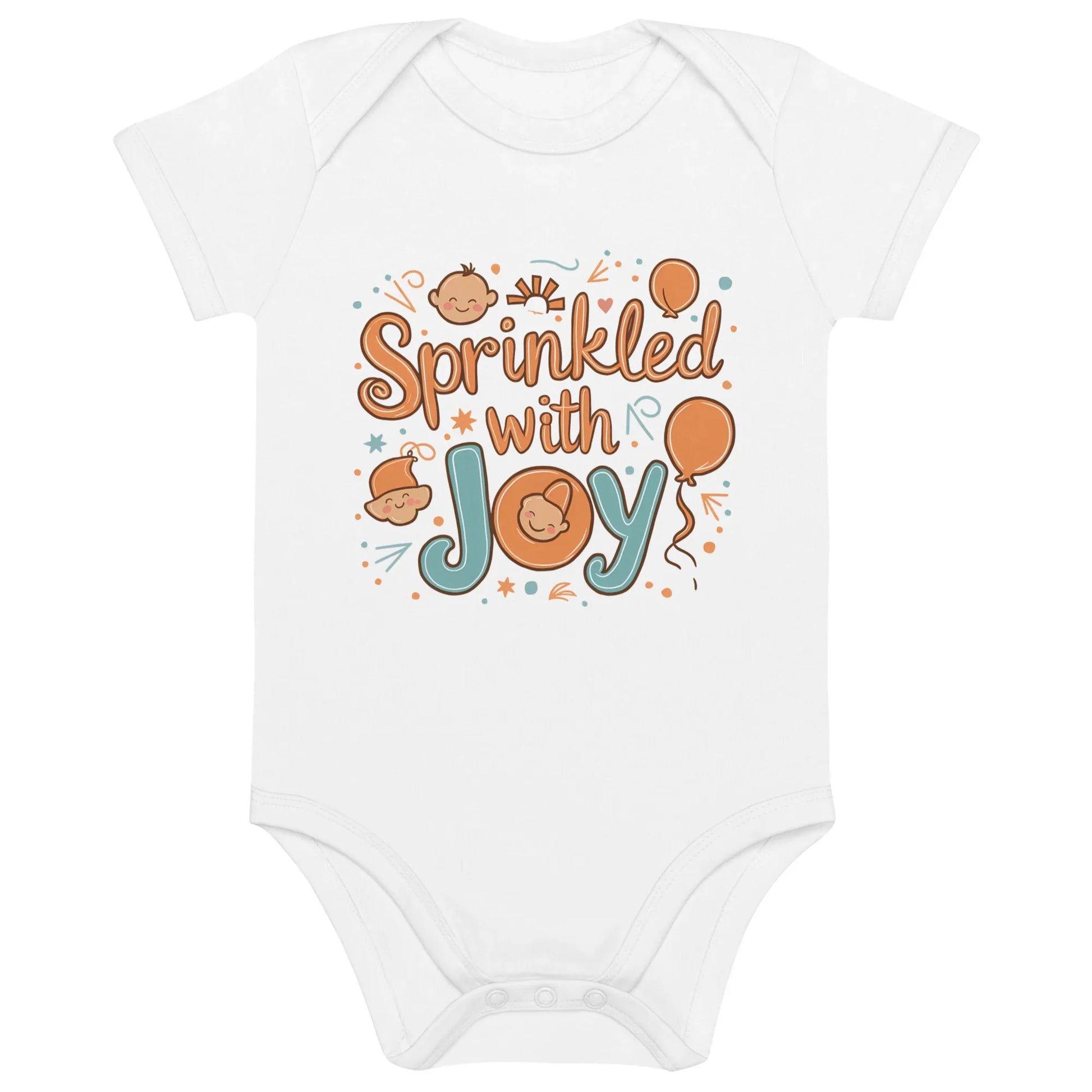 Sprinkled With Joy | Organic Cotton Baby Bodysuit - AwRans Clothing