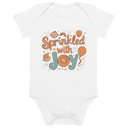 Sprinkled With Joy | Organic Cotton Baby Bodysuit - AwRans Clothing