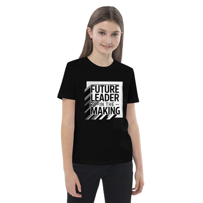 Organic Cotton Kids T-Shirt | FUTURE LEADER IN THE MAKING - AwRans Clothing