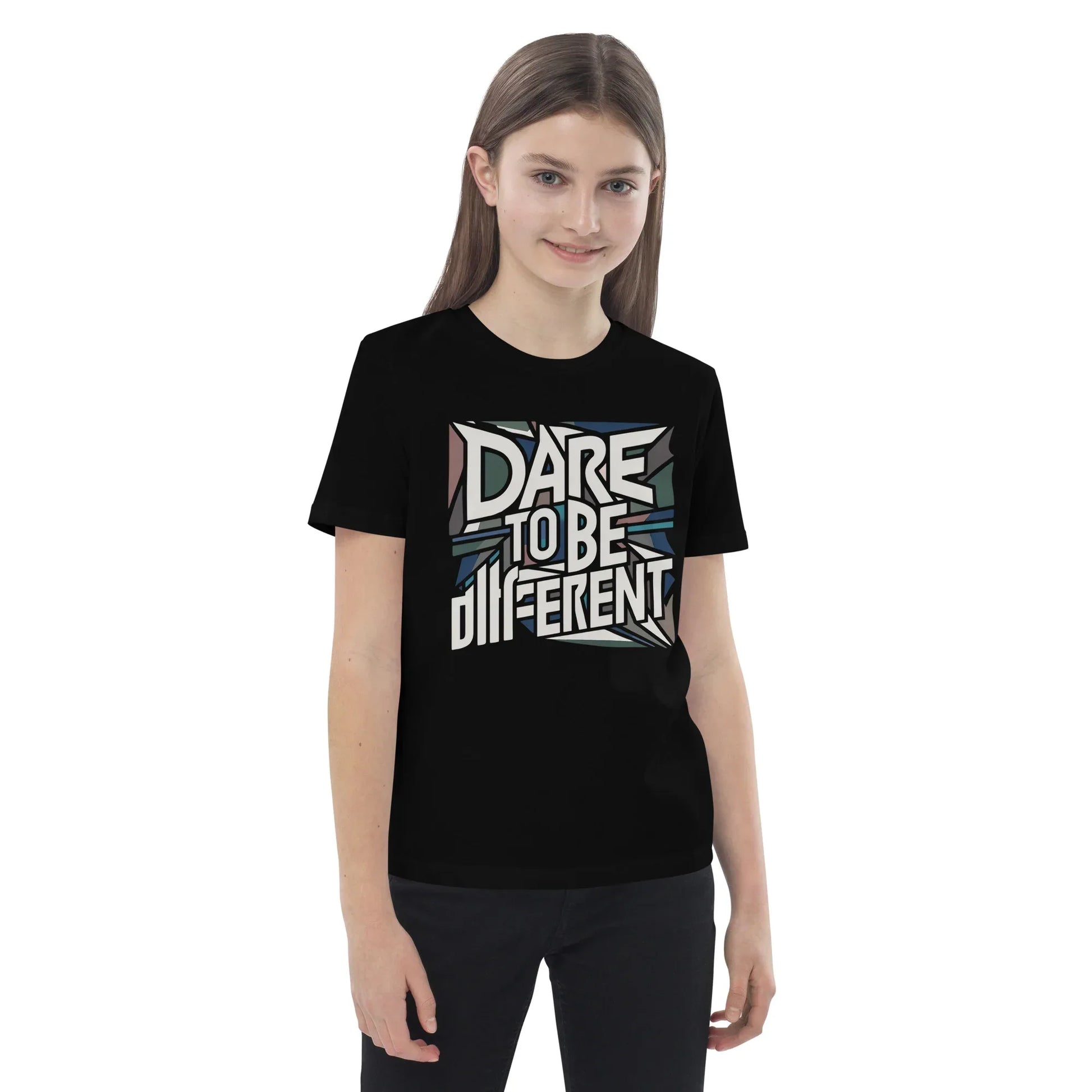 Organic Cotton Kids T-Shirt | Dare To Be Different - AwRans Clothing
