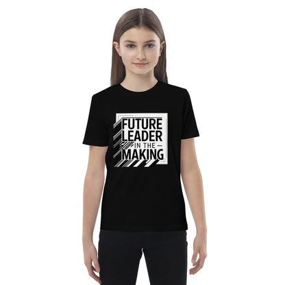 Organic Cotton Kids T-Shirt | FUTURE LEADER IN THE MAKING - AwRans Clothing