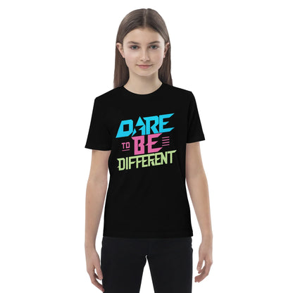 Organic Cotton Kids T-Shirt | Dare To Be Different - AwRans Clothing