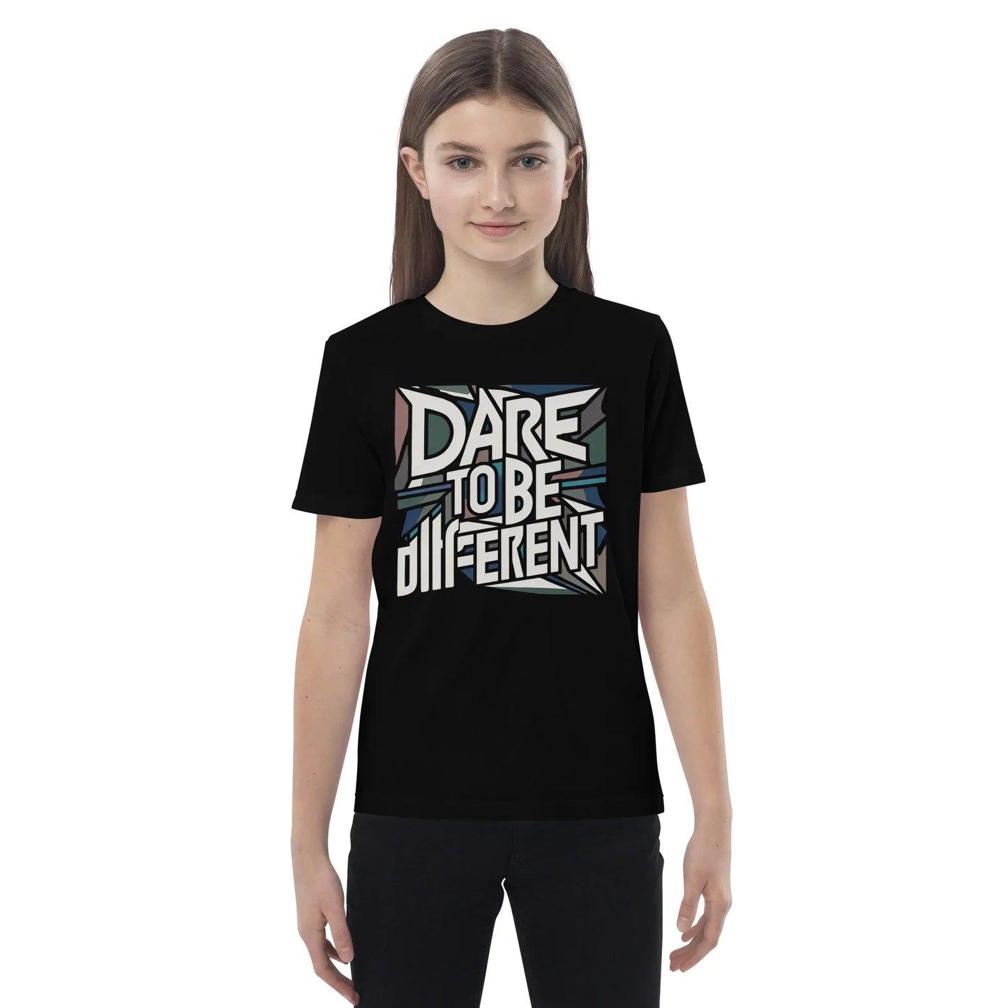 Organic Cotton Kids T-Shirt | Dare To Be Different - AwRans Clothing