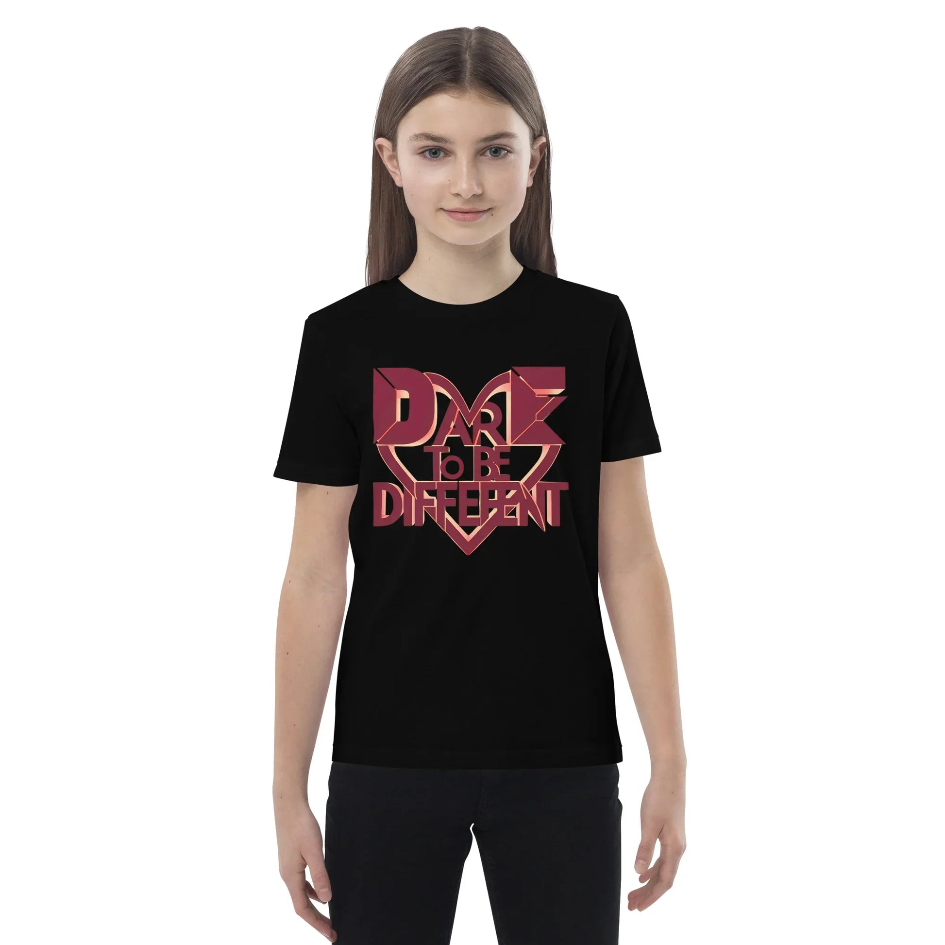 Organic Cotton Kids T-Shirt | Dare To Be Different - AwRans Clothing