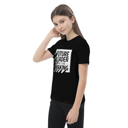 Organic Cotton Kids T-Shirt | FUTURE LEADER IN THE MAKING - AwRans Clothing