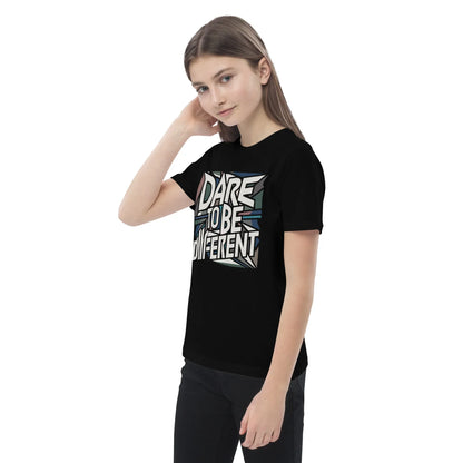 Organic Cotton Kids T-Shirt | Dare To Be Different - AwRans Clothing