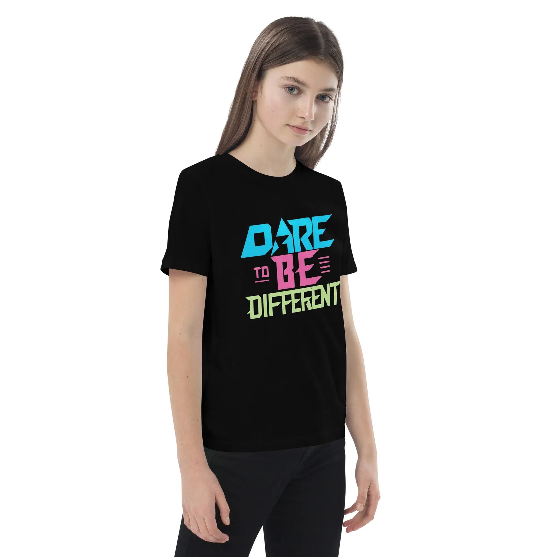 Organic Cotton Kids T-Shirt | Dare To Be Different - AwRans Clothing