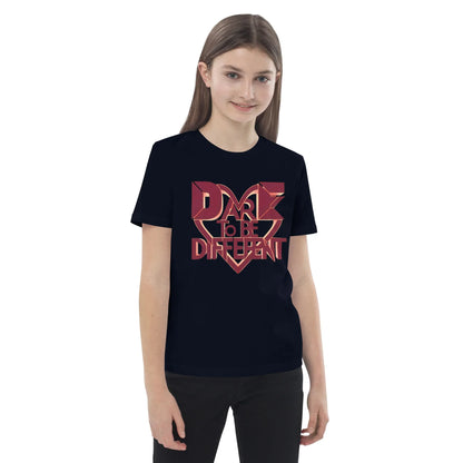 Organic Cotton Kids T-Shirt | Dare To Be Different - AwRans Clothing