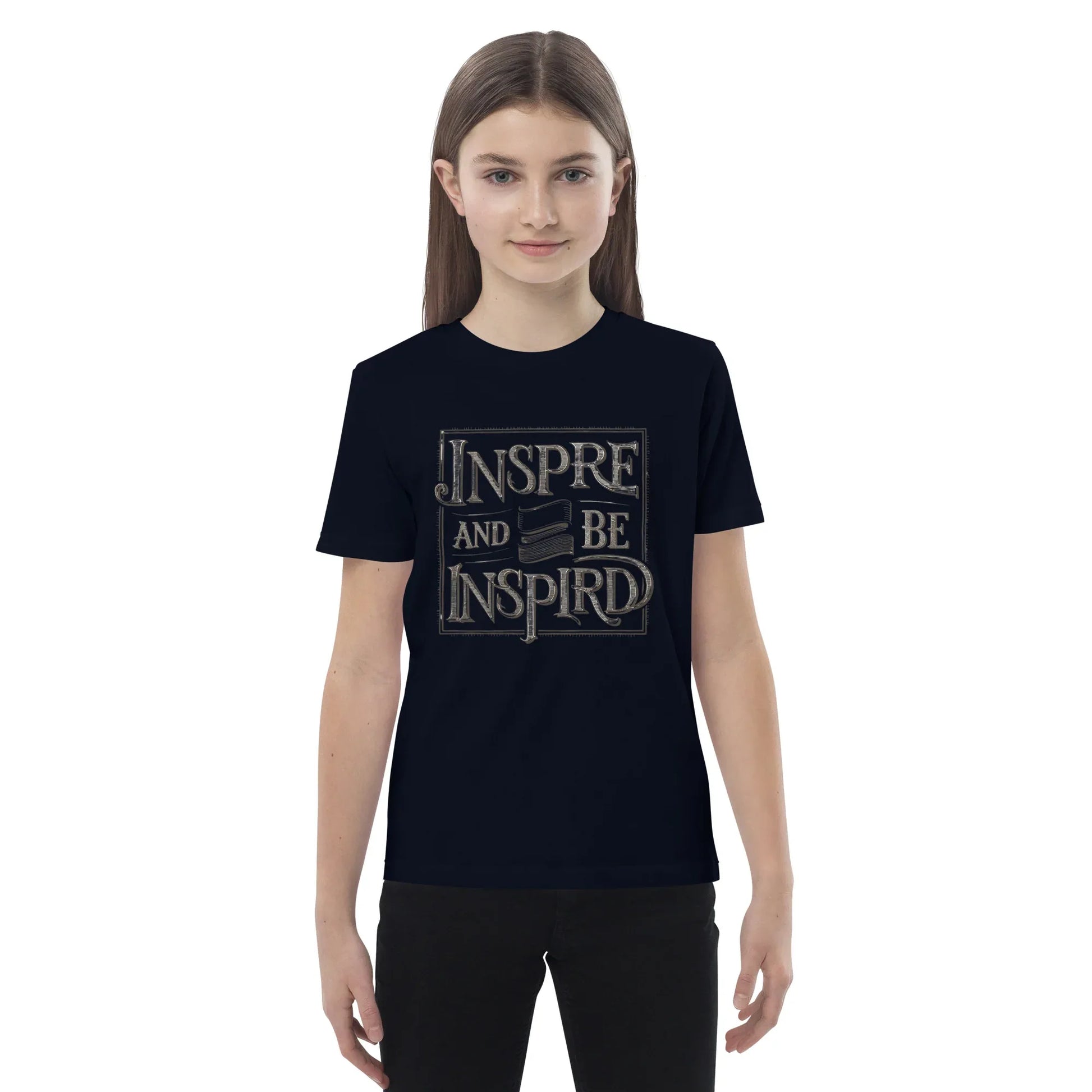 Organic Cotton Kids T-Shirt | Inspire And Be Inspired - AwRans Clothing