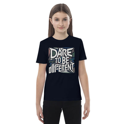 Organic Cotton Kids T-Shirt | Dare To Be Different - AwRans Clothing