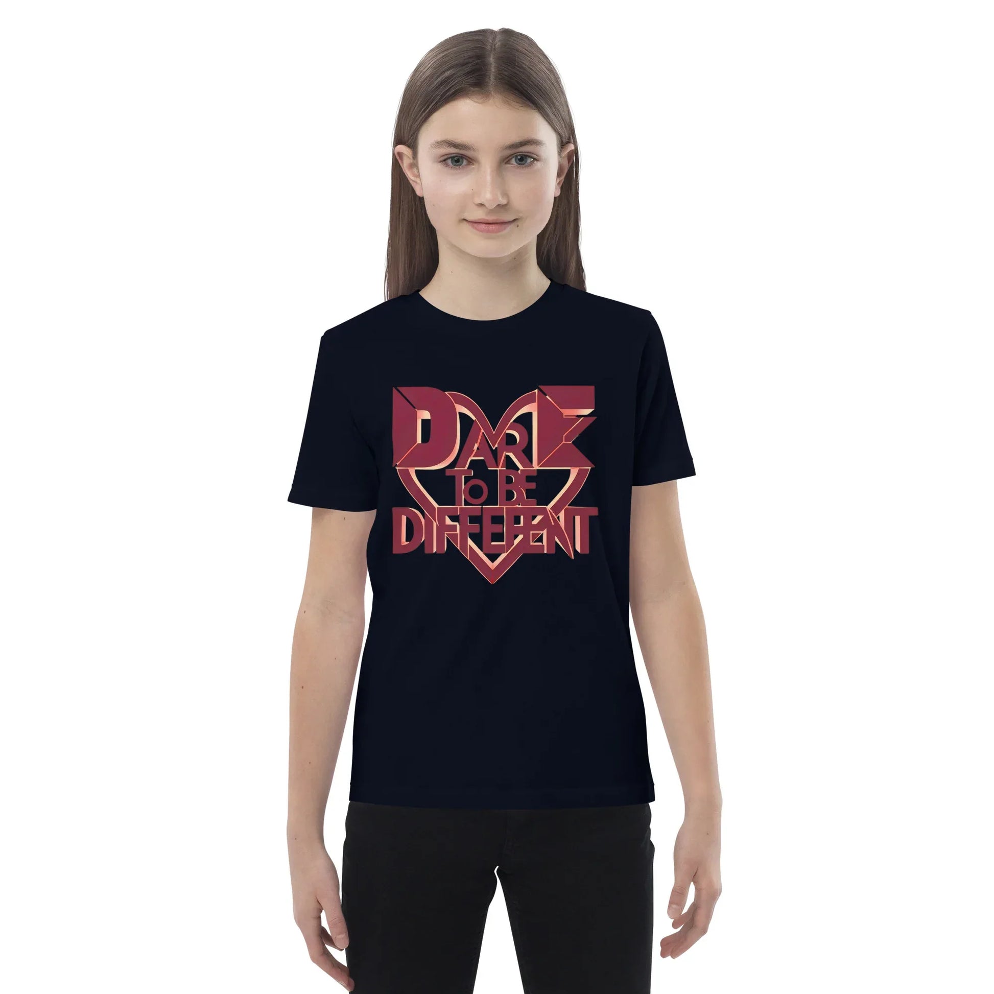 Organic Cotton Kids T-Shirt | Dare To Be Different - AwRans Clothing