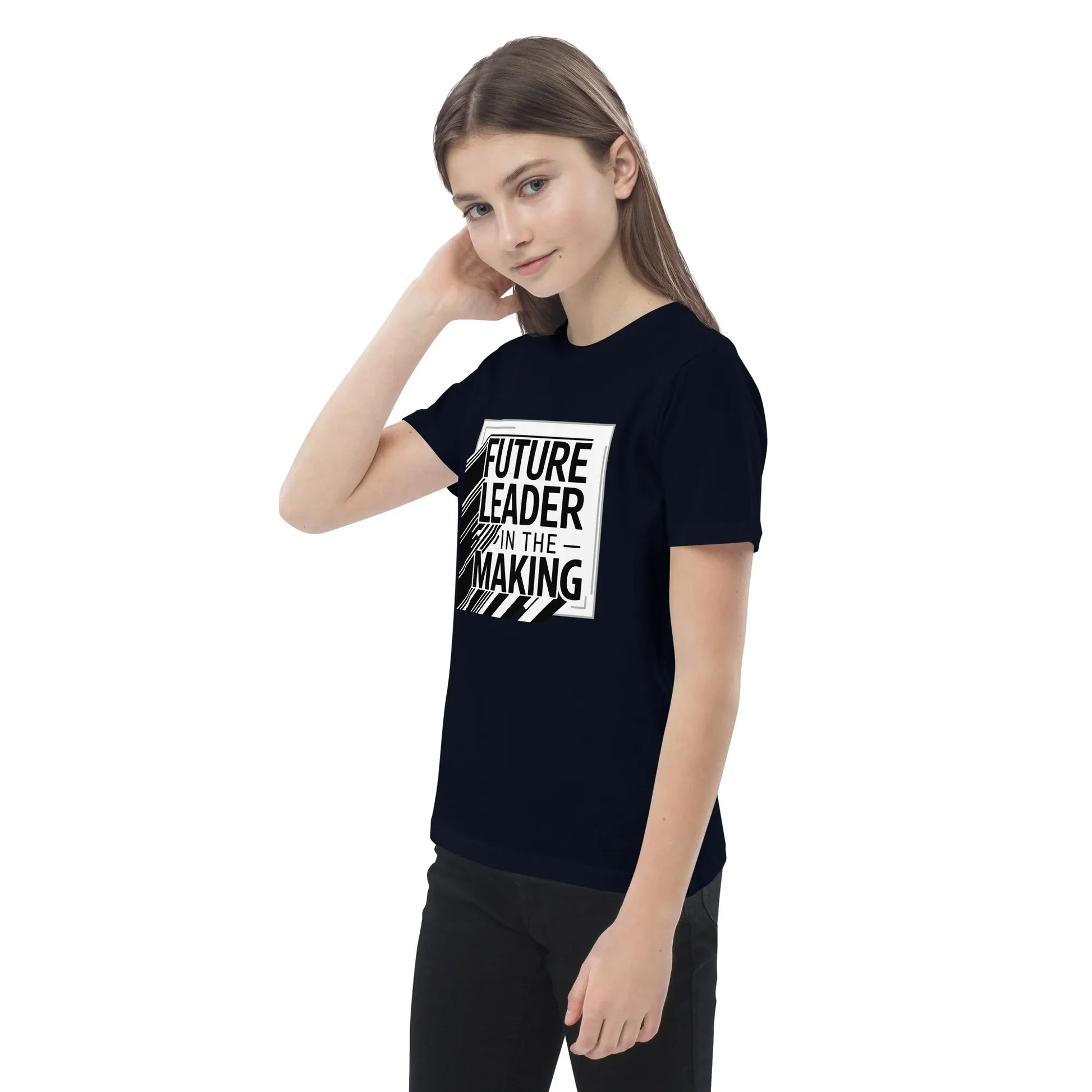Organic Cotton Kids T-Shirt | FUTURE LEADER IN THE MAKING - AwRans Clothing