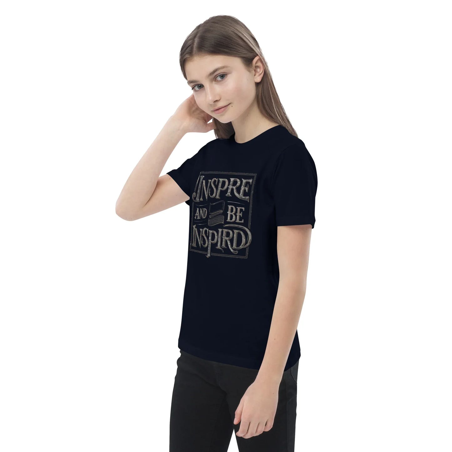 Organic Cotton Kids T-Shirt | Inspire And Be Inspired - AwRans Clothing