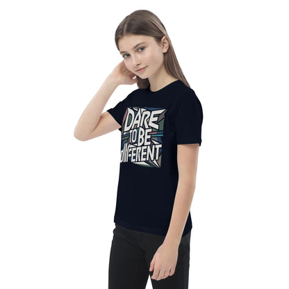 Organic Cotton Kids T-Shirt | Dare To Be Different - AwRans Clothing