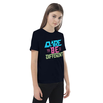 Organic Cotton Kids T-Shirt | Dare To Be Different - AwRans Clothing