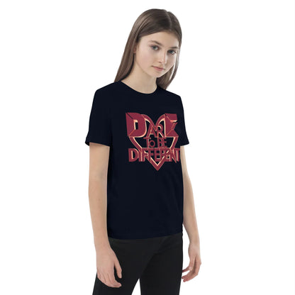 Organic Cotton Kids T-Shirt | Dare To Be Different - AwRans Clothing