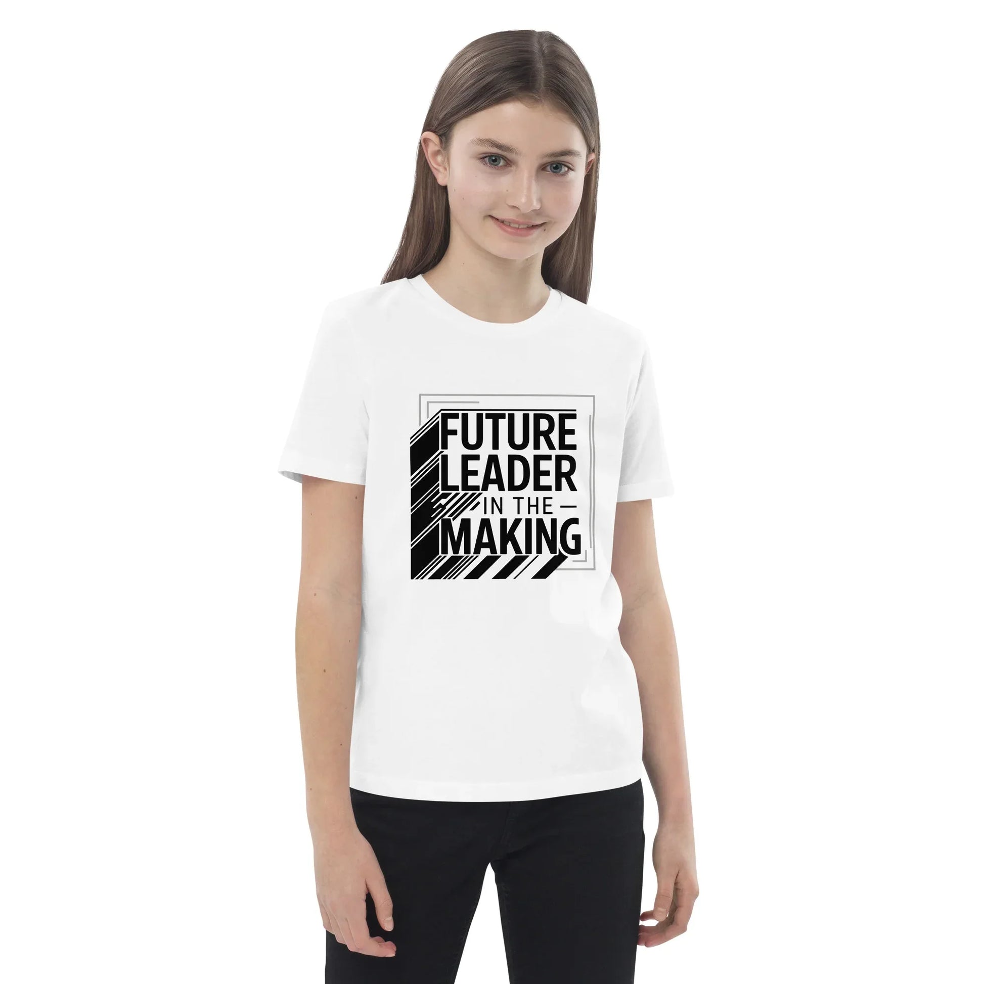 Organic Cotton Kids T-Shirt | FUTURE LEADER IN THE MAKING - AwRans Clothing