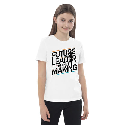 Organic Cotton Kids T-Shirt | Future Leader In The Making - AwRans Clothing