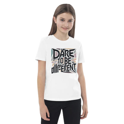 Organic Cotton Kids T-Shirt | Dare To Be Different - AwRans Clothing