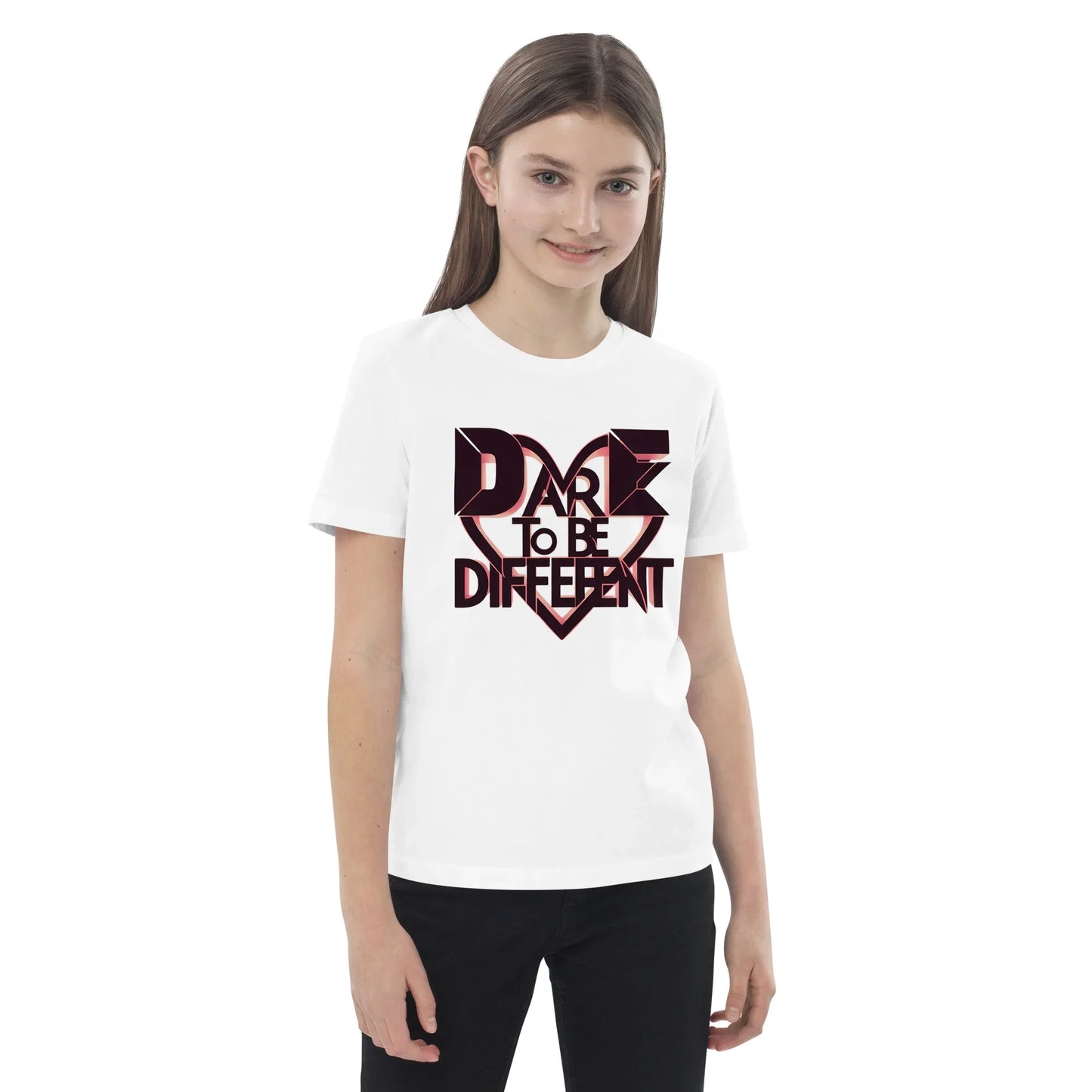Organic Cotton Kids T-Shirt | Dare To Be Different - AwRans Clothing