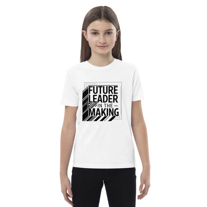 Organic Cotton Kids T-Shirt | FUTURE LEADER IN THE MAKING - AwRans Clothing