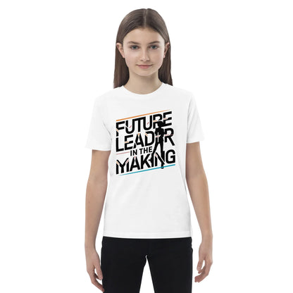 Organic Cotton Kids T-Shirt | Future Leader In The Making - AwRans Clothing