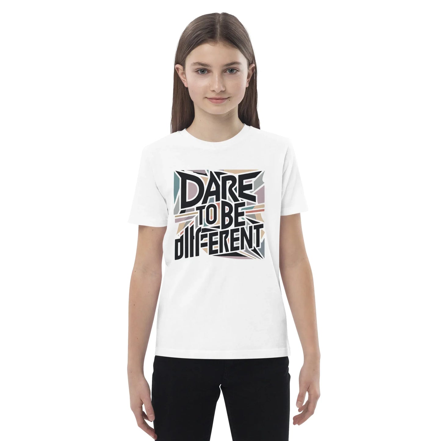 Organic Cotton Kids T-Shirt | Dare To Be Different - AwRans Clothing