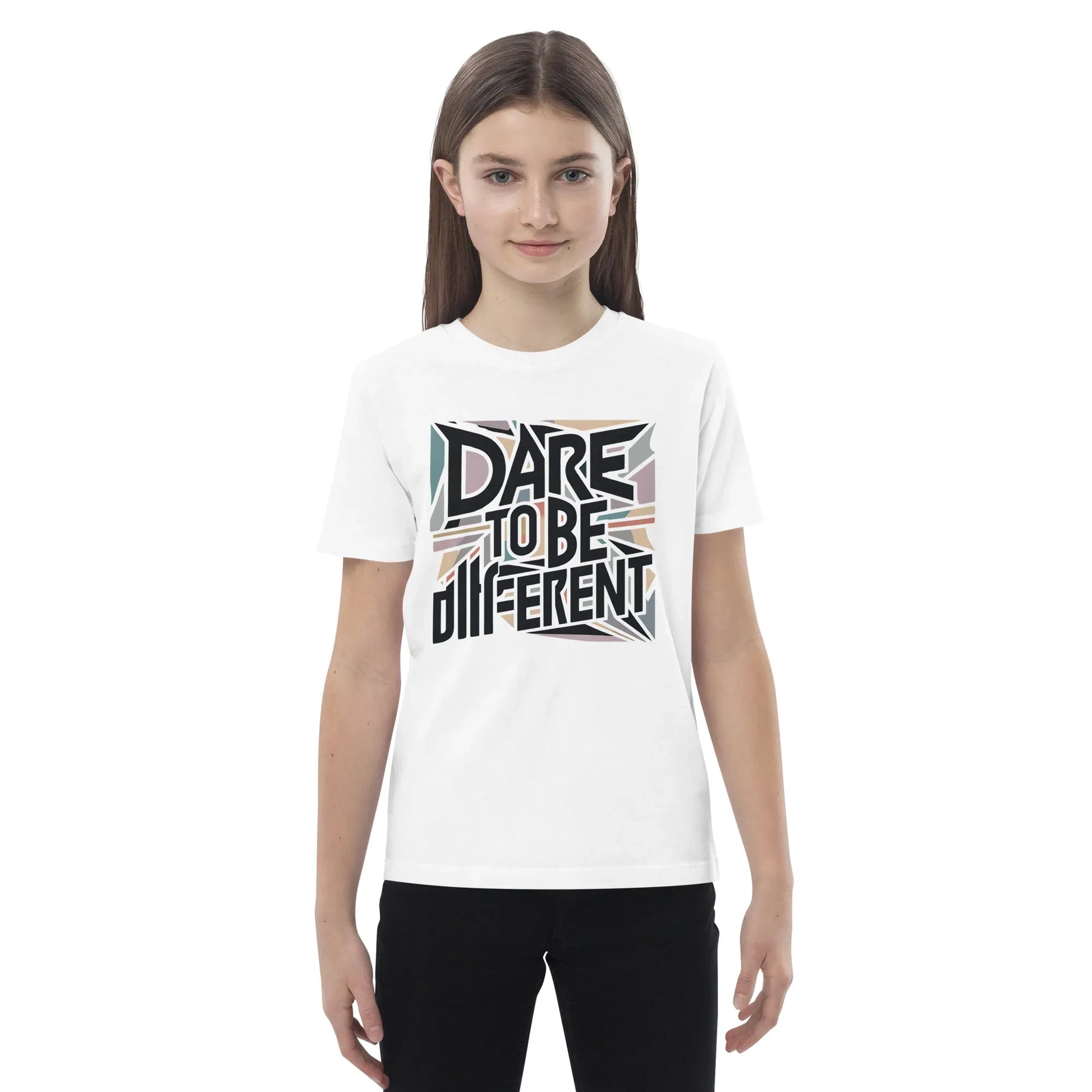 Organic Cotton Kids T-Shirt | Dare To Be Different - AwRans Clothing