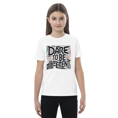 Organic Cotton Kids T-Shirt | Dare To Be Different - AwRans Clothing