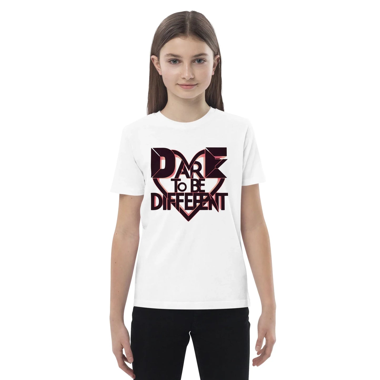 Organic Cotton Kids T-Shirt | Dare To Be Different - AwRans Clothing