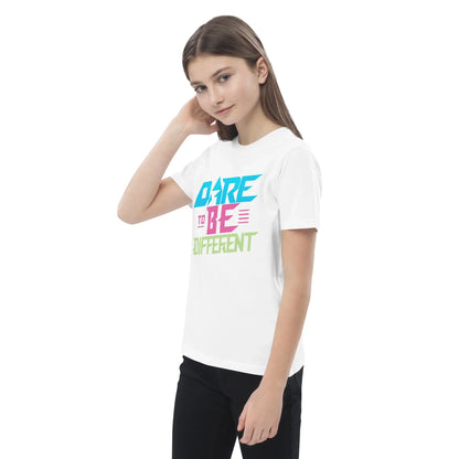Organic Cotton Kids T-Shirt | Dare To Be Different - AwRans Clothing