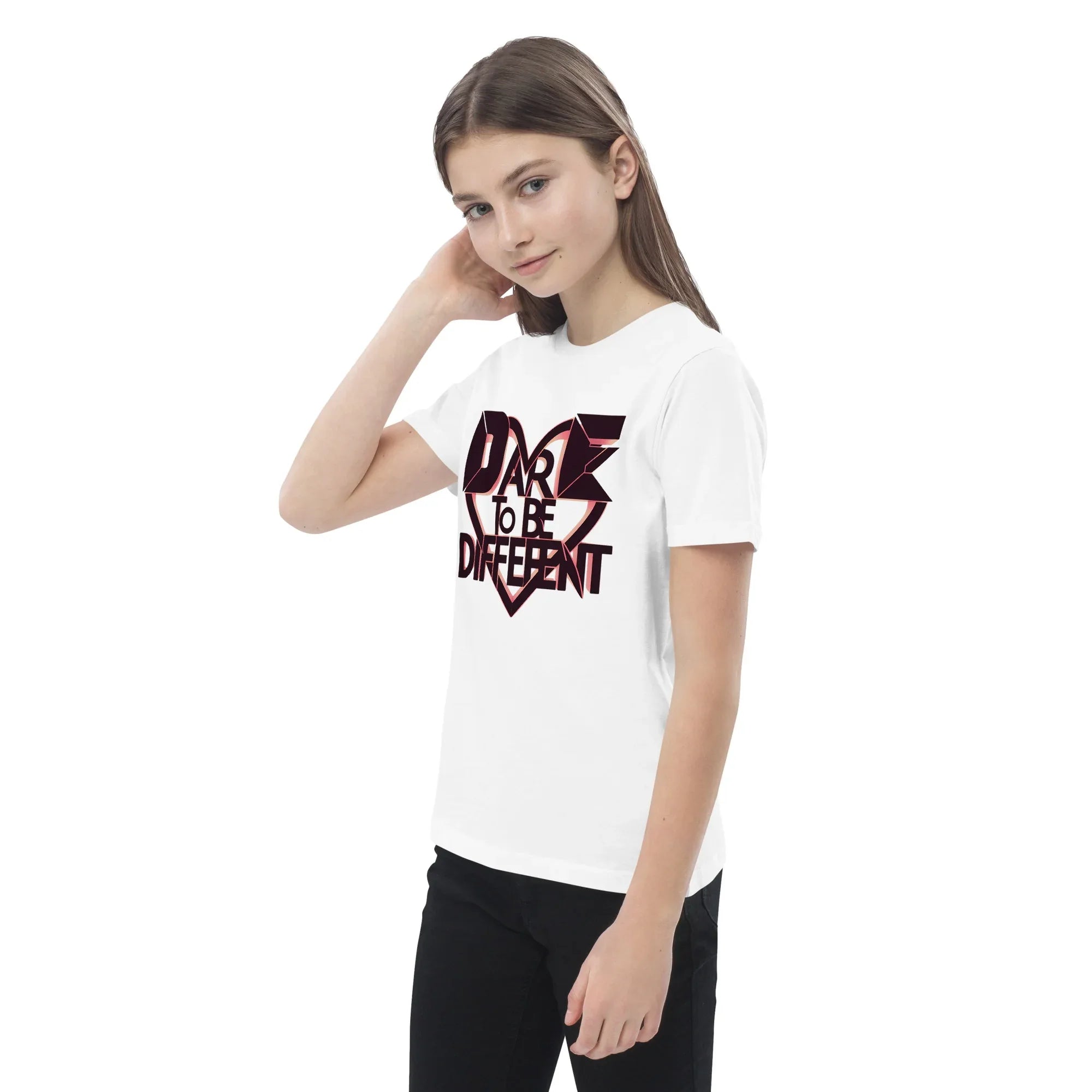 Organic Cotton Kids T-Shirt | Dare To Be Different - AwRans Clothing